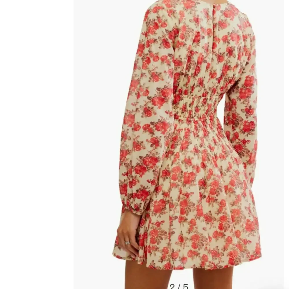 NWT Free People XS‎ Floral Mini Dress